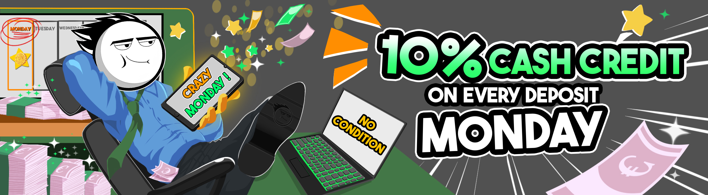 100% deposit match up to $500
